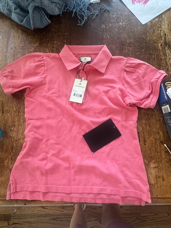 Tuckernuck Tops - Tuckernuck Hot Pink Polo Shirt